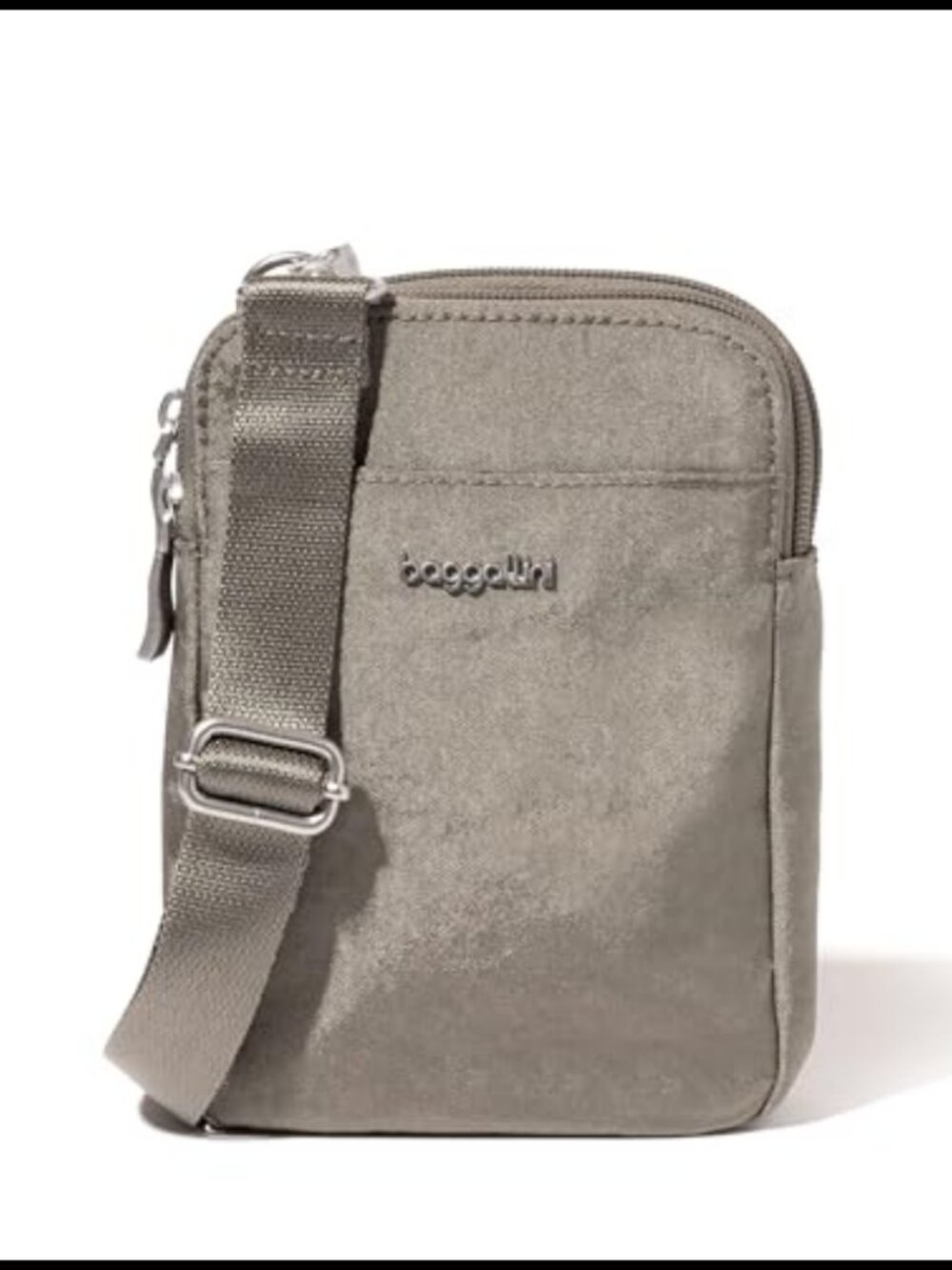 Baggallini Modern Take Two RFID Crossbody Nylon Travel Purse